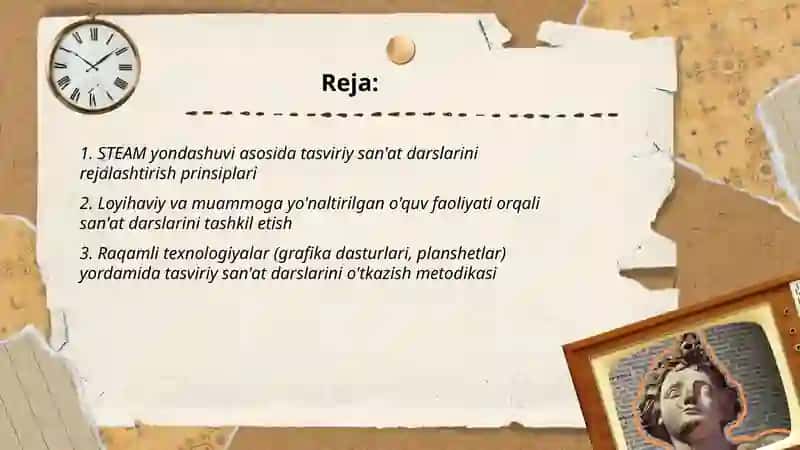 Tasviriy san'at darslarini tashkil etishda STEAM yondashuv 2