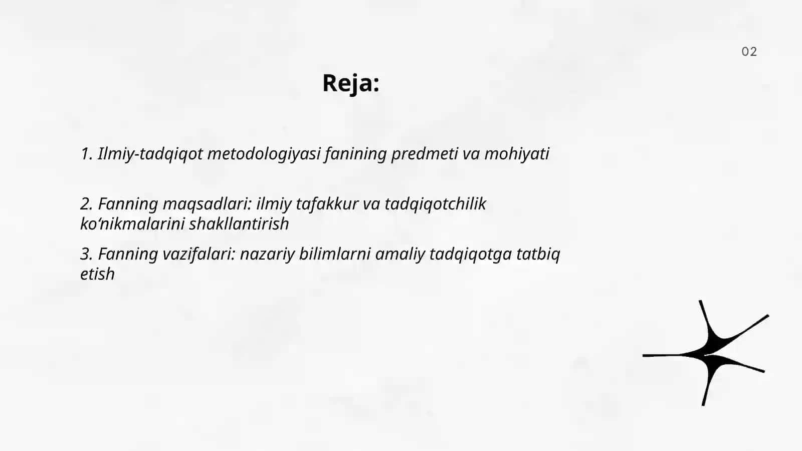Ilmiy-tadqiqot metodologiyasi 2