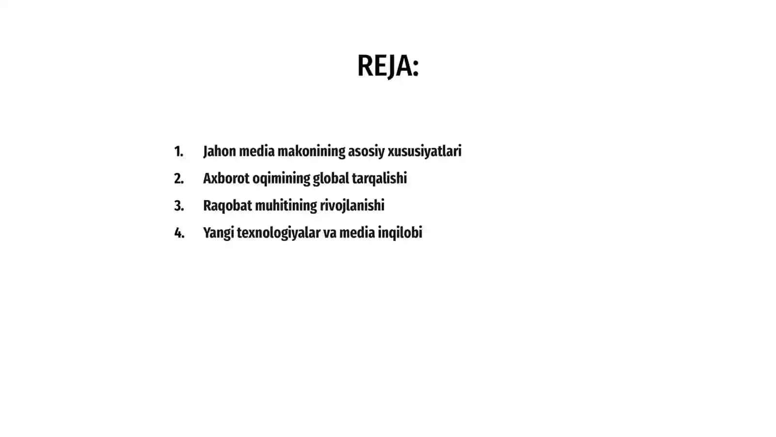 Jahon media va axborot makonida raqobat muhiti 2
