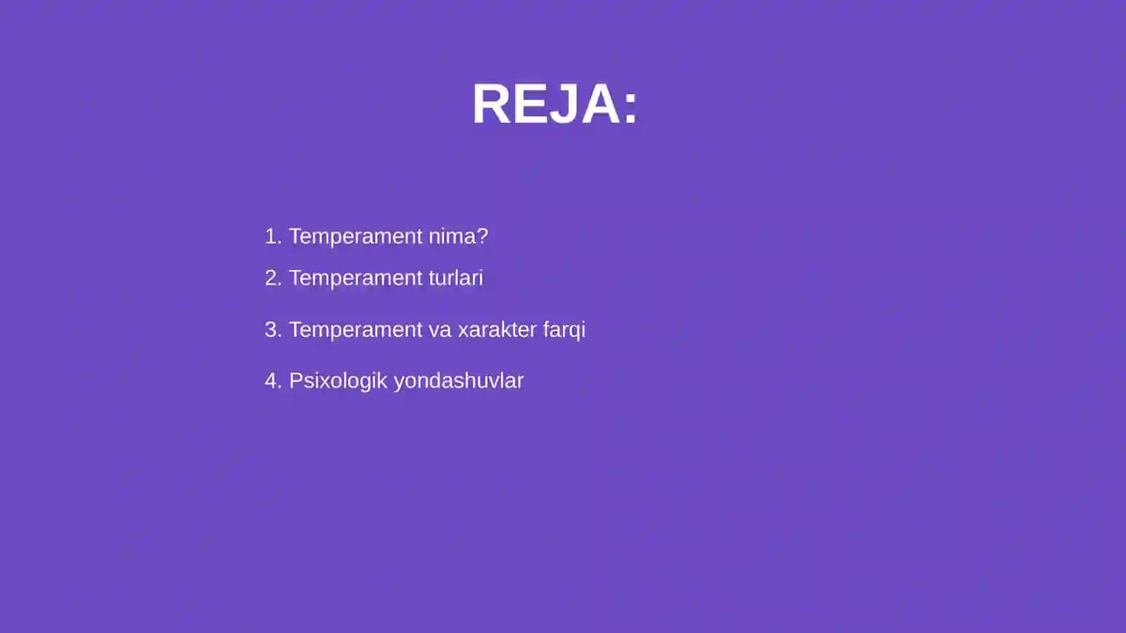 Temperament haqida slayd tayorlash 2