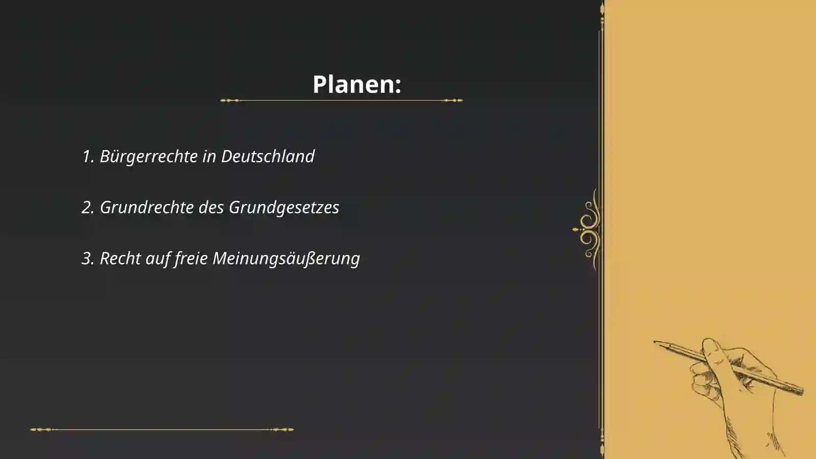 Rechte und Pflichten 2