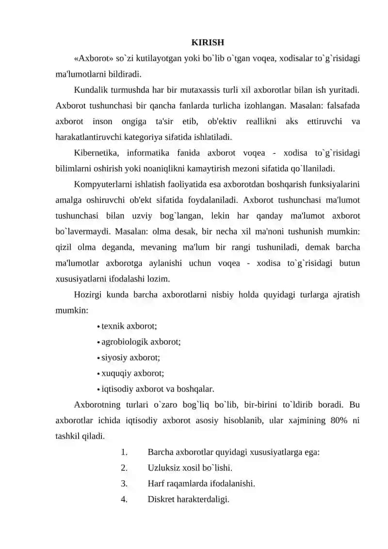 Ommaviy axborot vositalarining faoliyati 2