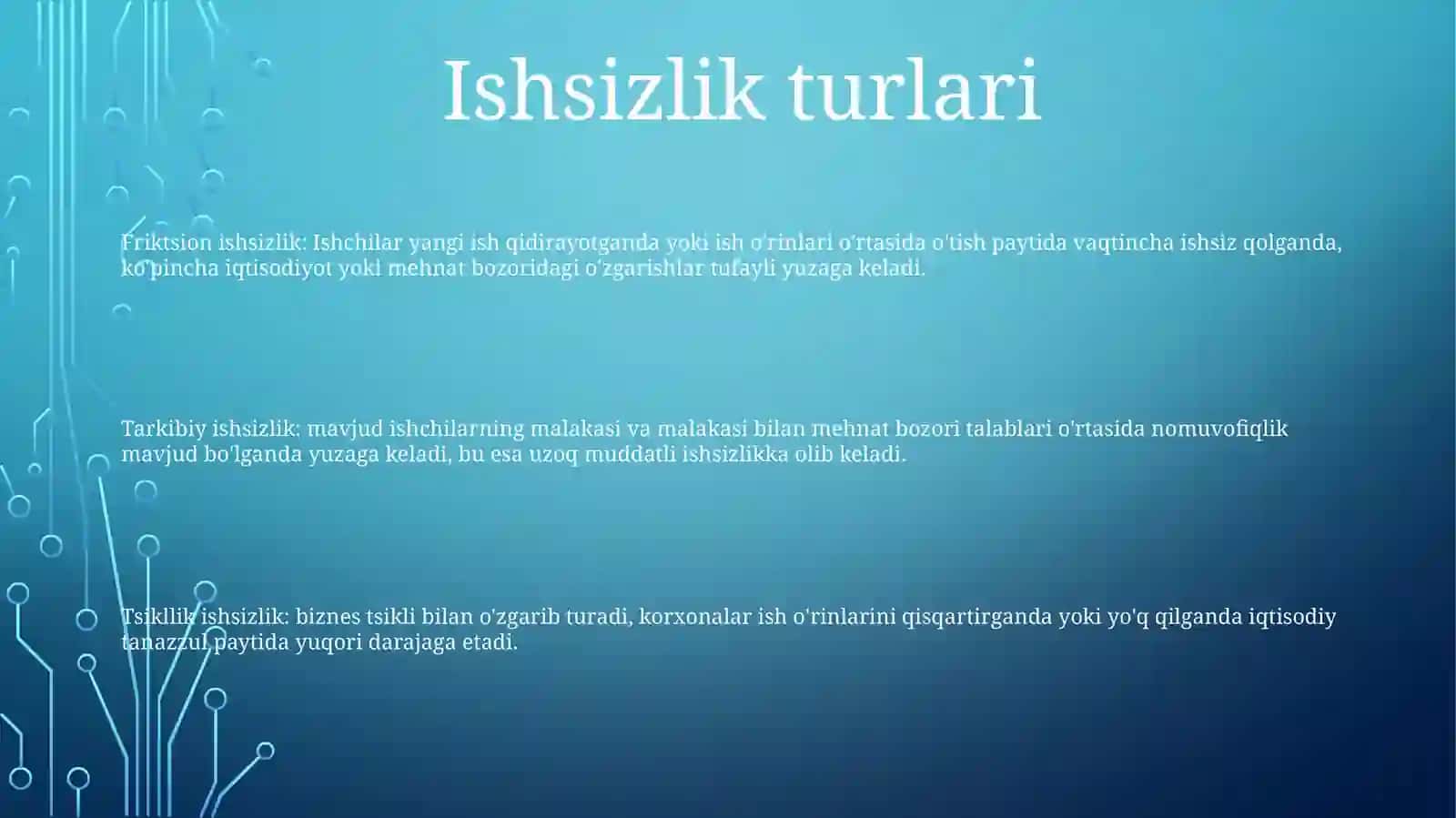 Ishsizlik 2