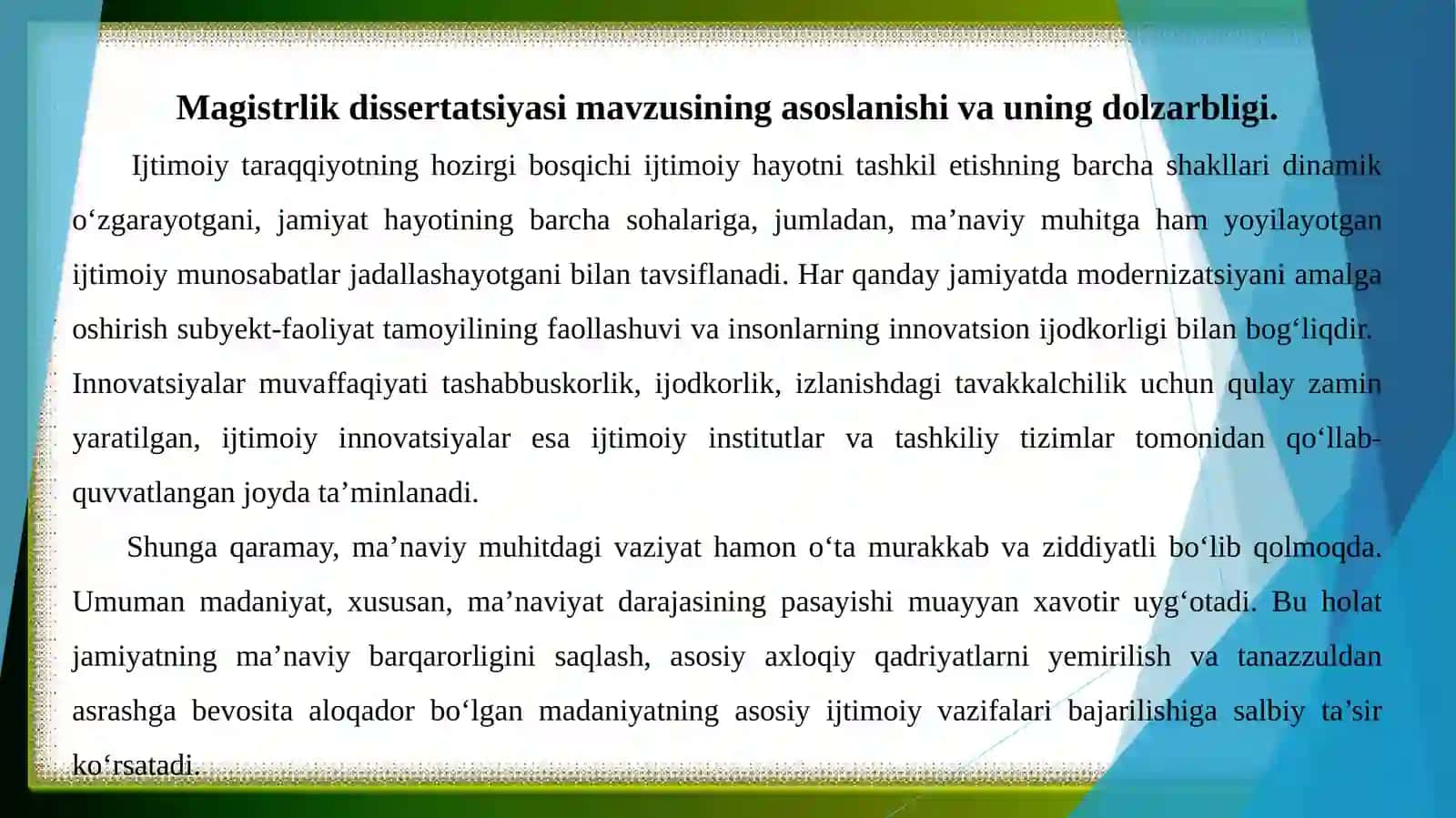 O‘zbеkistonda yangi taraqqiyot bosqichida yangi ma’naviy makonni yaratish tamoyillari 2