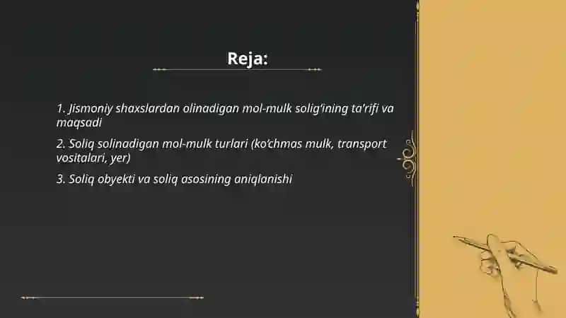 Jismoniy shaxslardan olinadigan mol-mulk soligʻi 2
