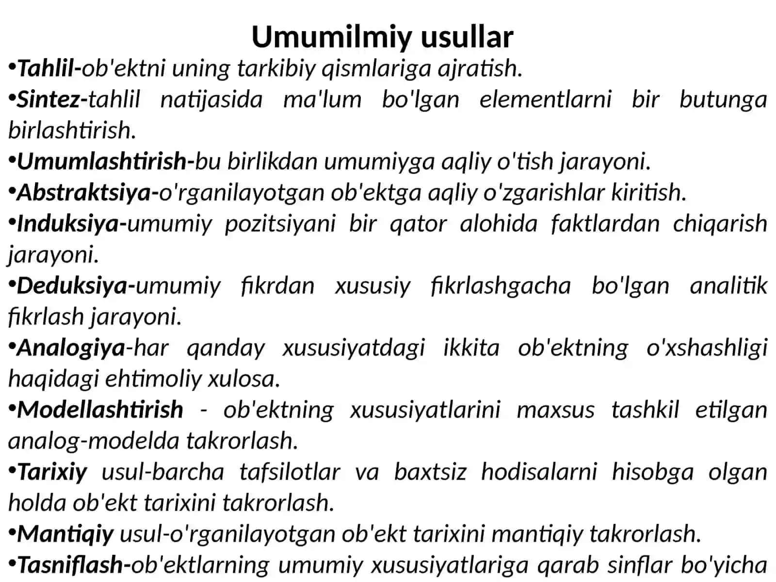TADQIQOT JARAYONI BOSQICHLARI 2