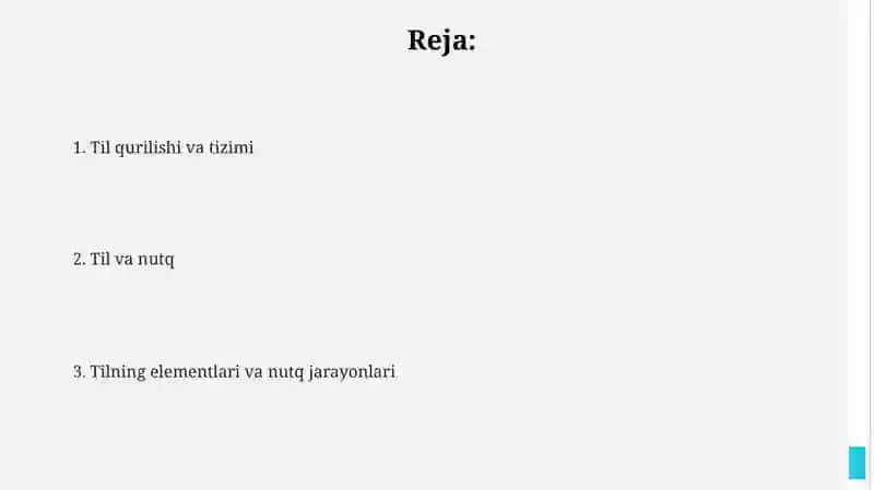 Til qurilishi va tizimi 2