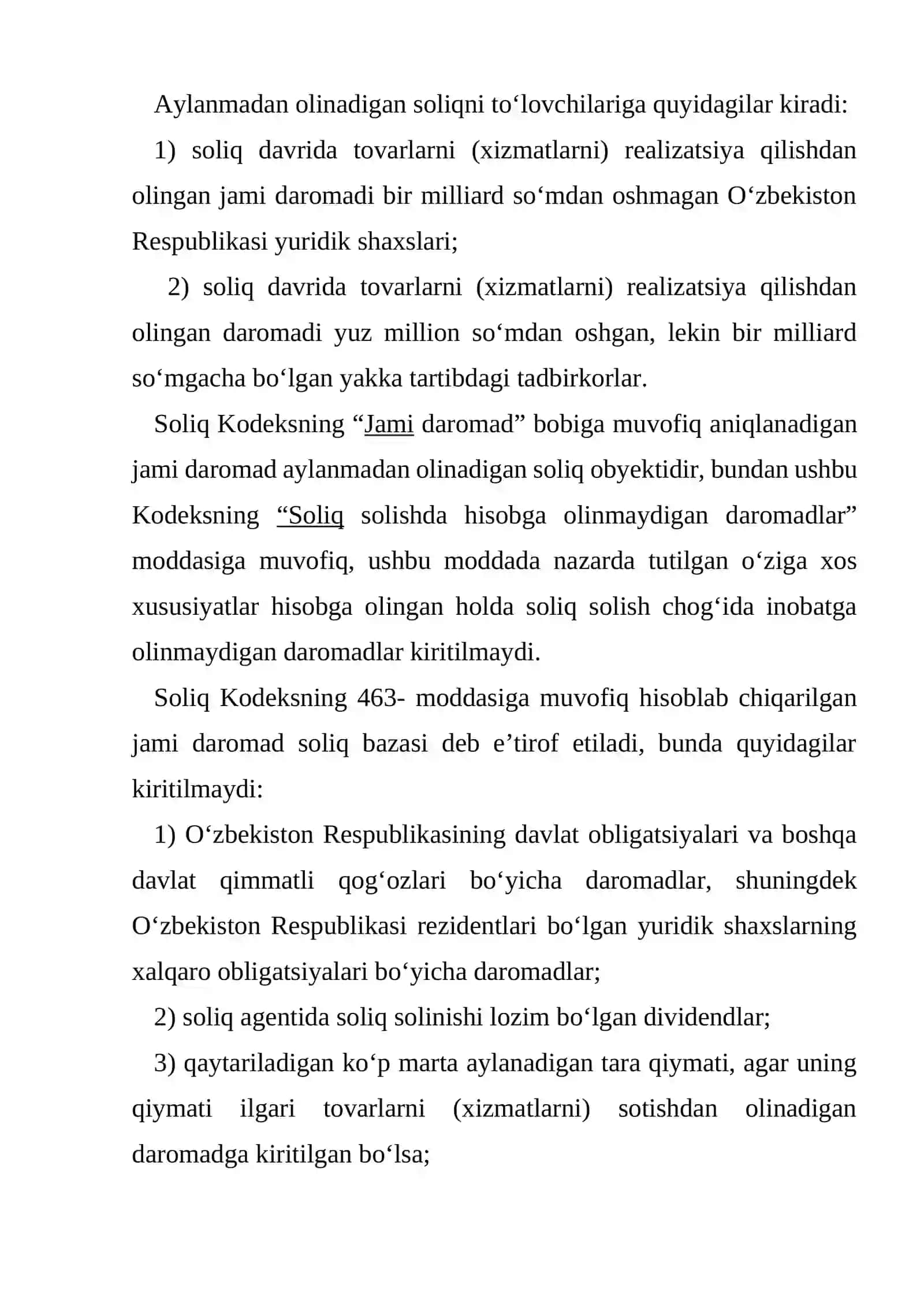 Aylanmadan olinadigan soliqning ahamiyati 2