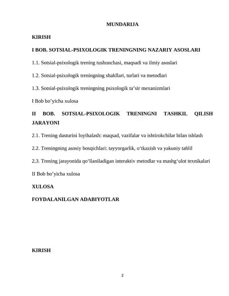 SOTSIAL-PSIXOLOGIK TRENING TASHKIL QILISH VA UNING BOSQICHLARI 2