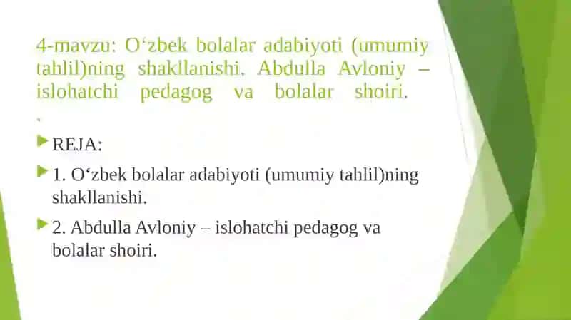 Bolalar Adabiyotifani 2
