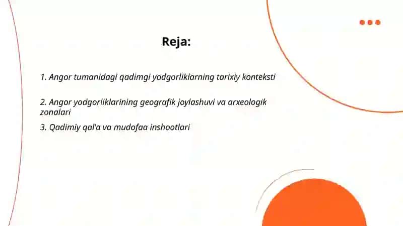Angor tumanidagi qadimgi arxeologik yodgorliklar 2