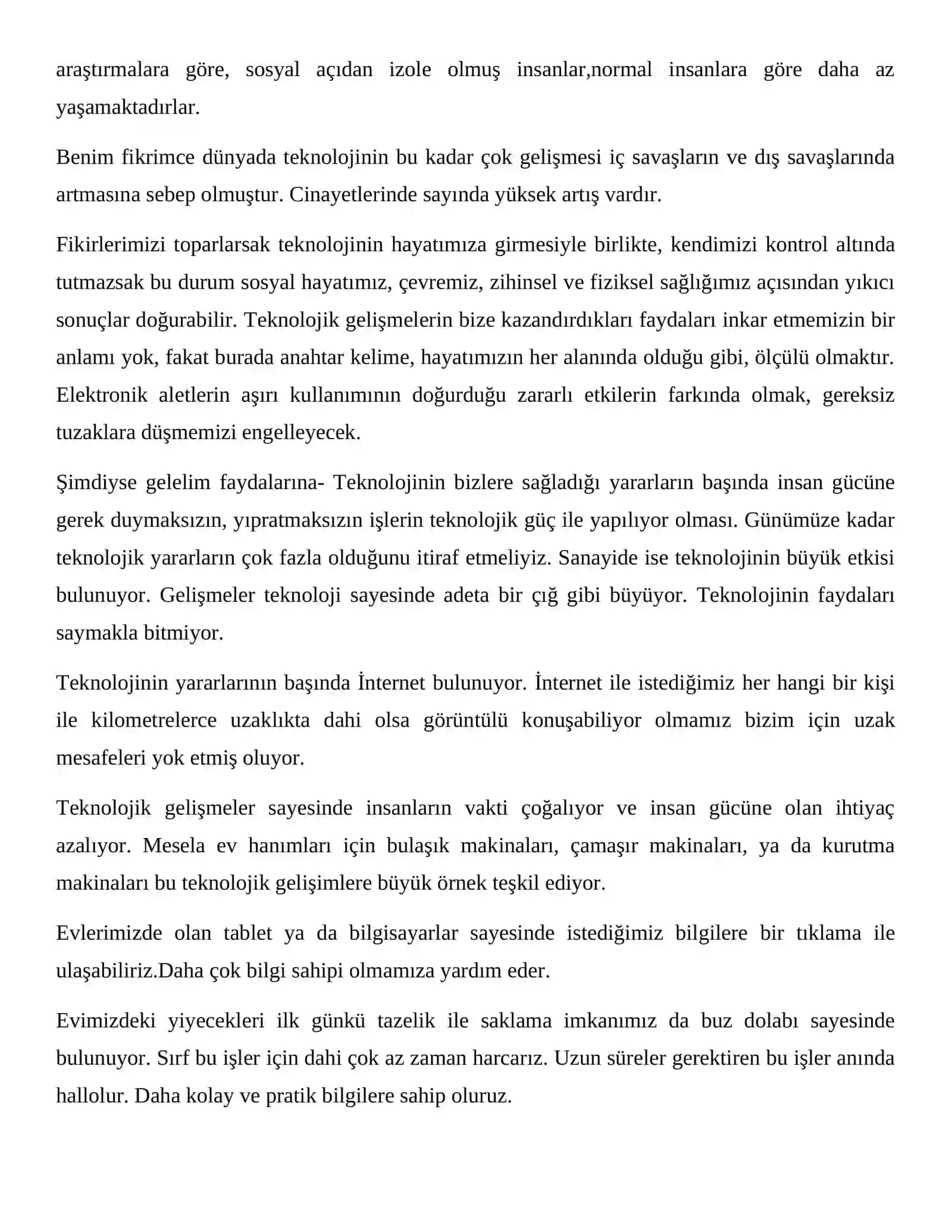 Teknolojinin hayatımızda yeri 2