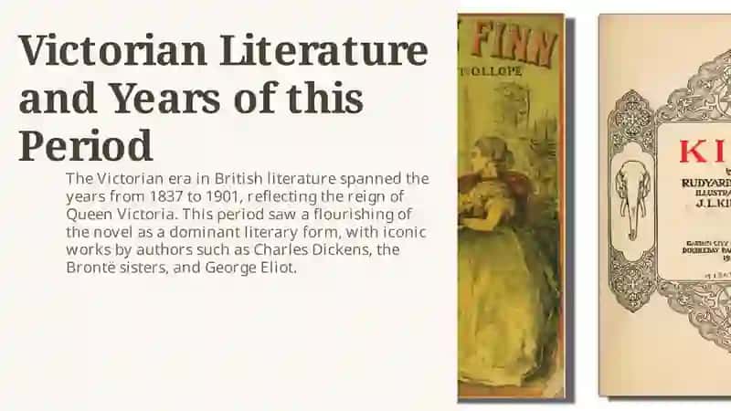 Victorian Literature and Years of this Period 2