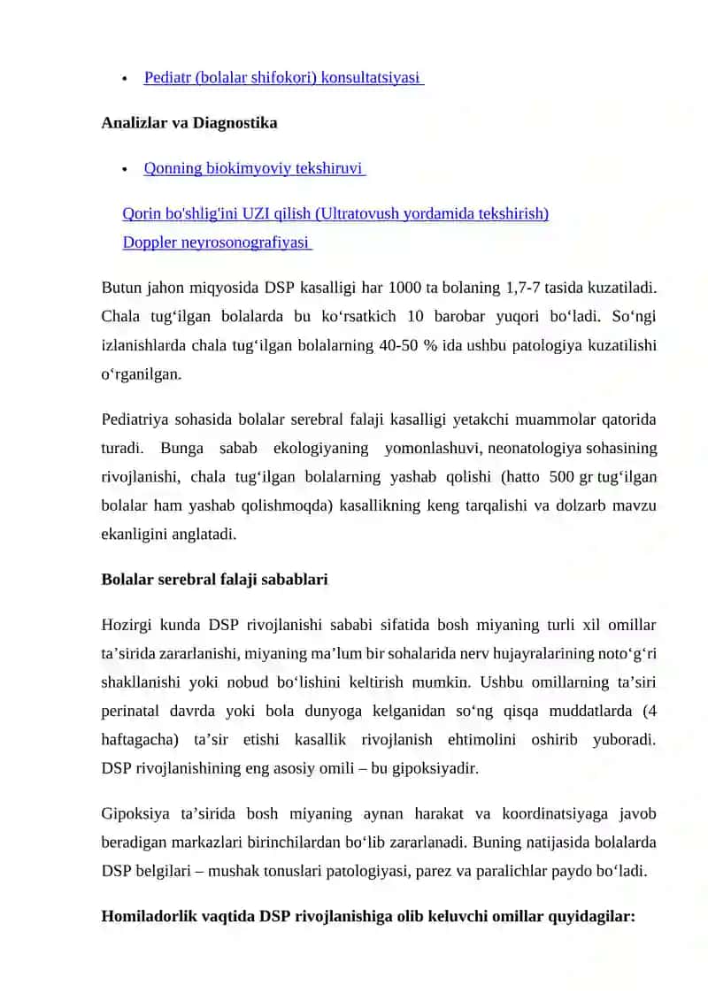 Bolalar Serebral Falaji 2