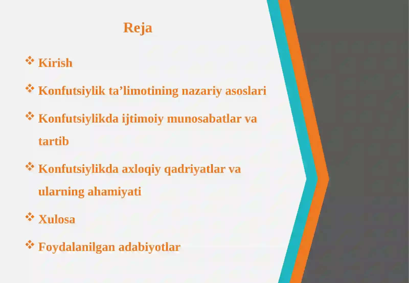 Konfutsiylik ta’limotidaijtimoiy-axloqiy masalalar 2
