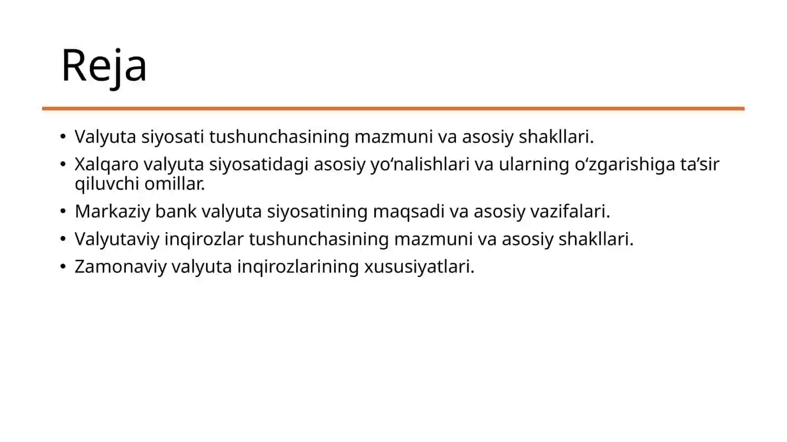 Valyuta siyosati va inqirozlari 2