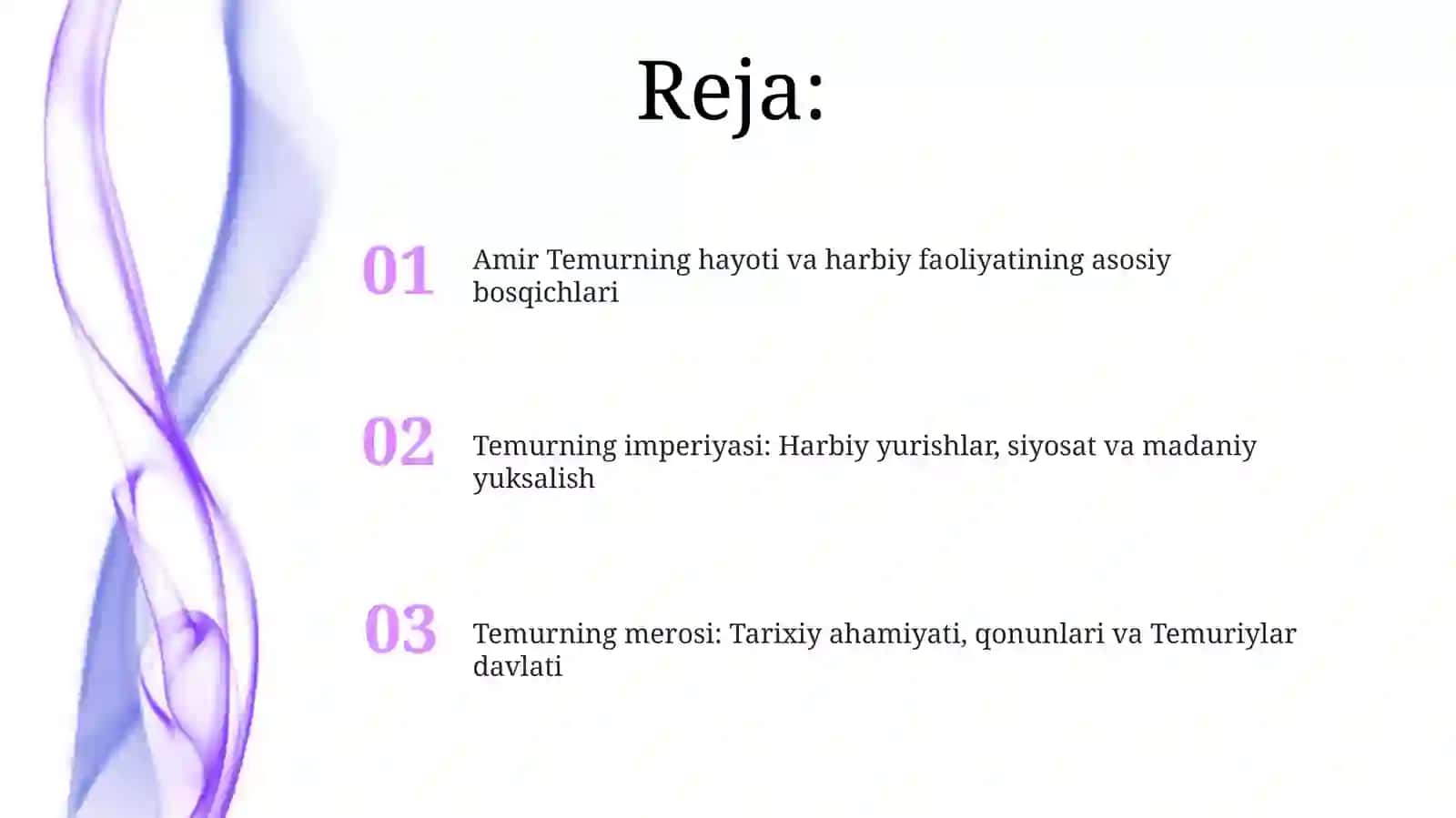 Amir Temur hayoti va xarbiy yurushlari xaqida 2