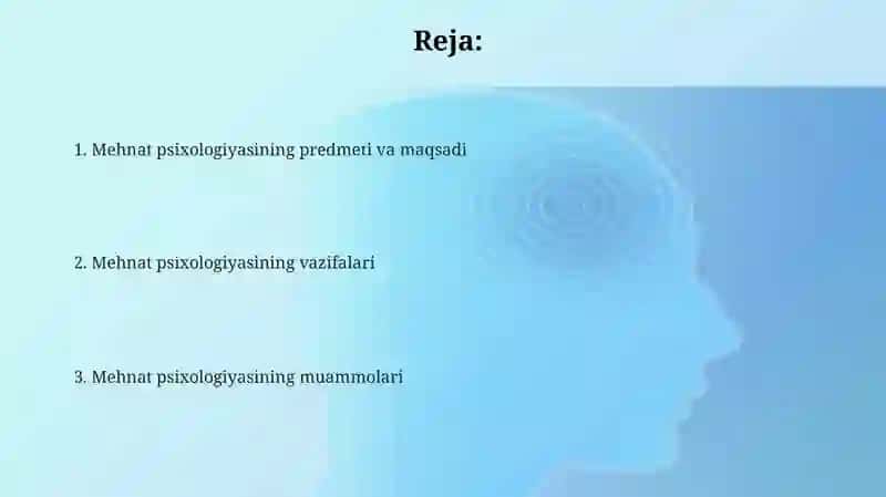 Mehnat psixologiyasi 2