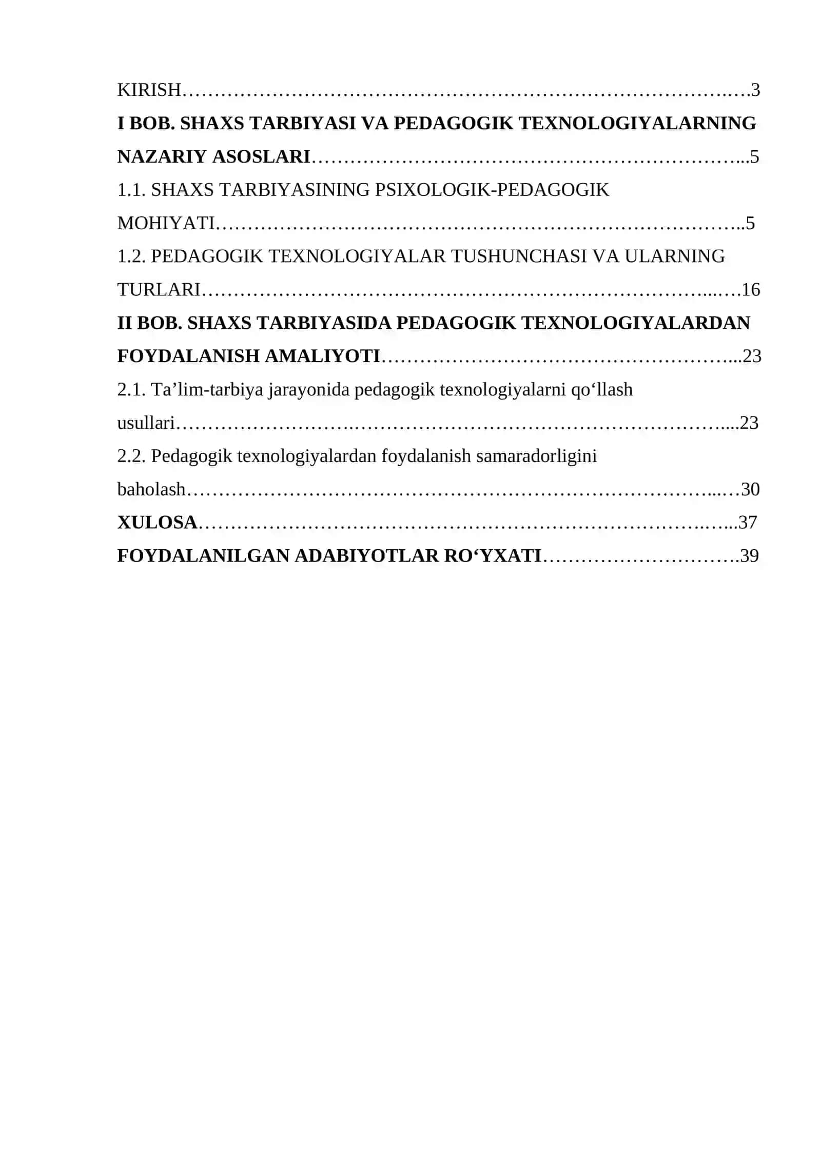 Shaxs tarbiyasida pedagogik texnologiyalardan foydalanish 2
