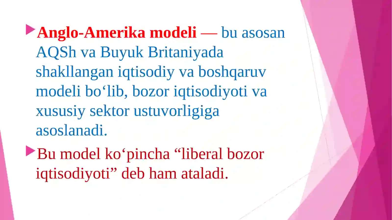 Korporativ boshqaruv modellari 2