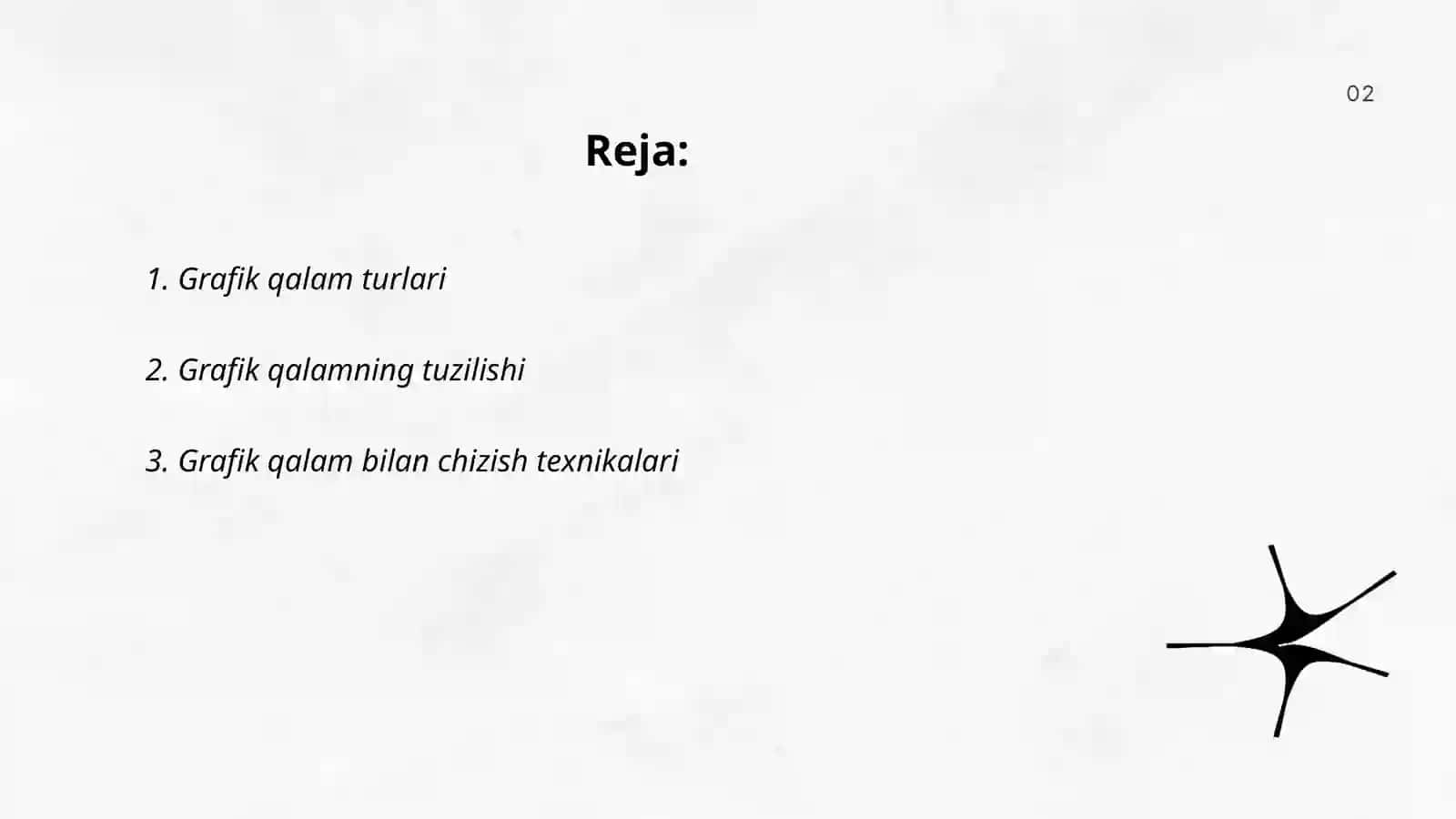 Grafik qalamni ishlatish va grafik chizish 2