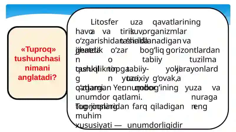 Tabiatdan foydalanishning geografik asoslari 2