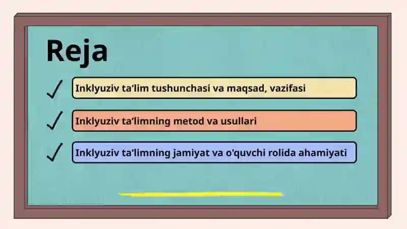 Inklyuziv ta‘limning metod va usullari 2