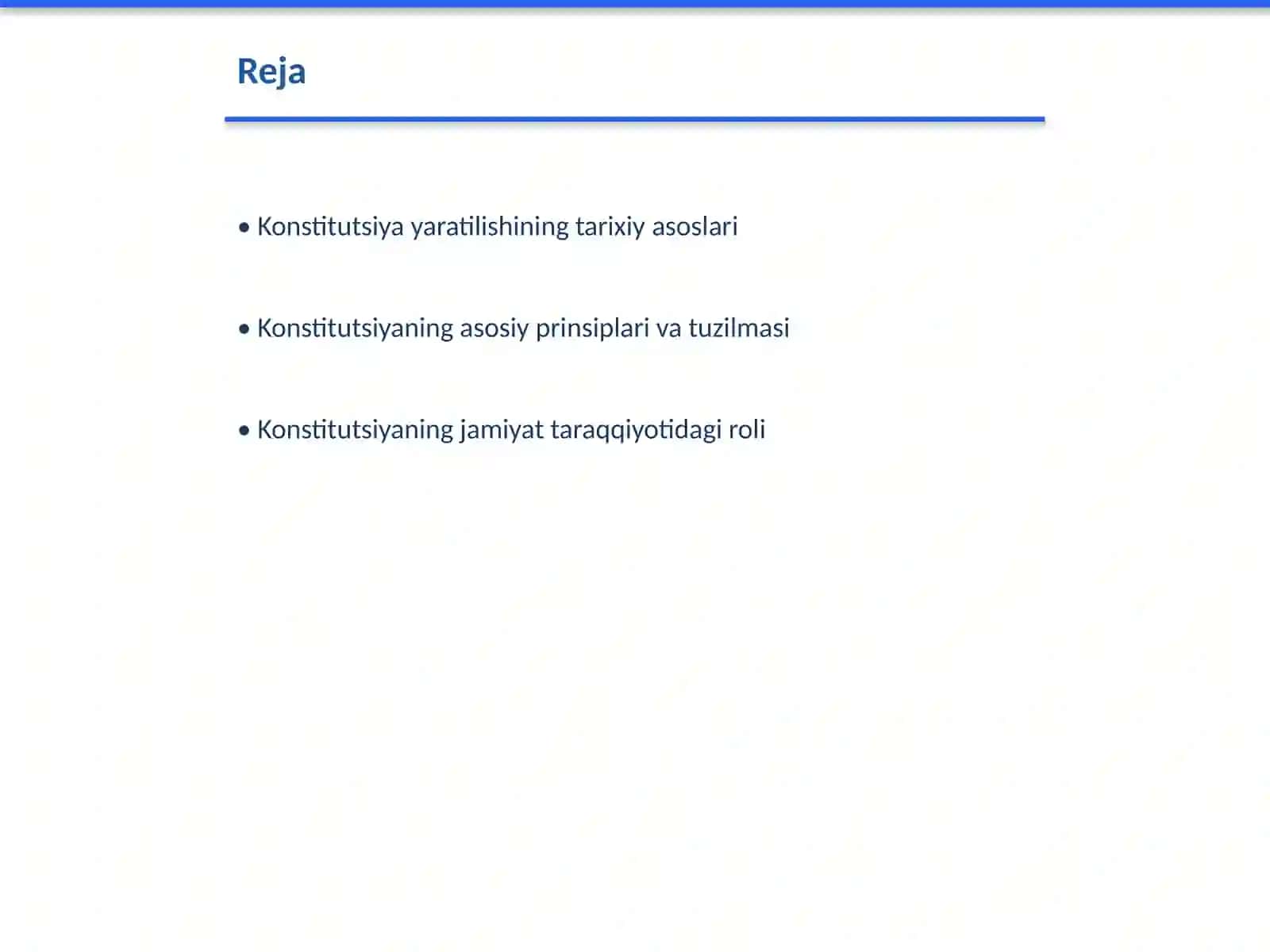 O'zbekiston Respublikasi Konstitutsiyasi 2