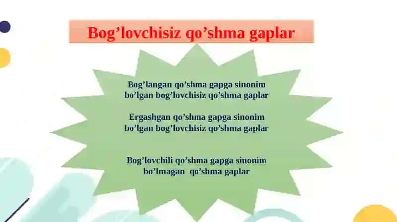 Ergash gaplar 2