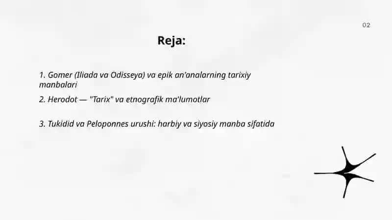 Qadimgi Yunon va Rim manbalari 2