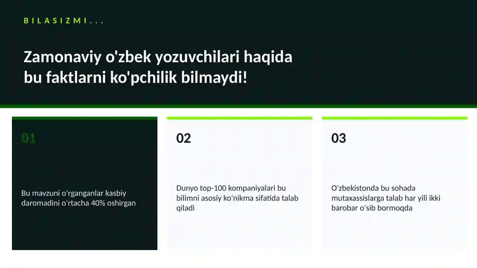 Zamonaviy o'zbek yozuvchilari 2