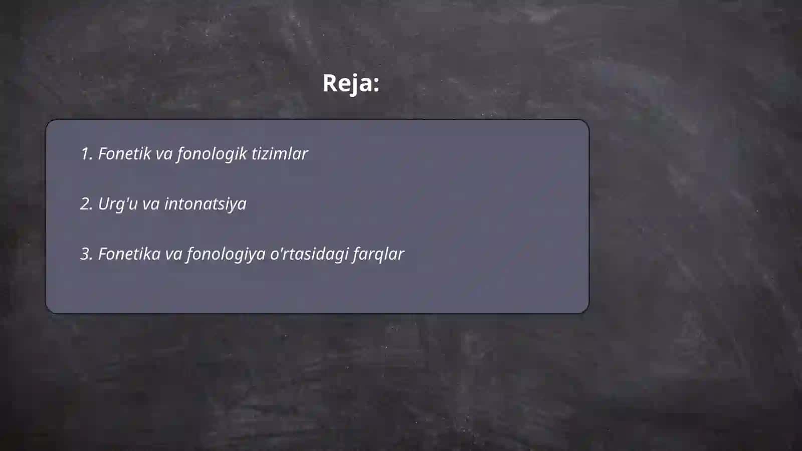 Fonetika va fonologiya 2