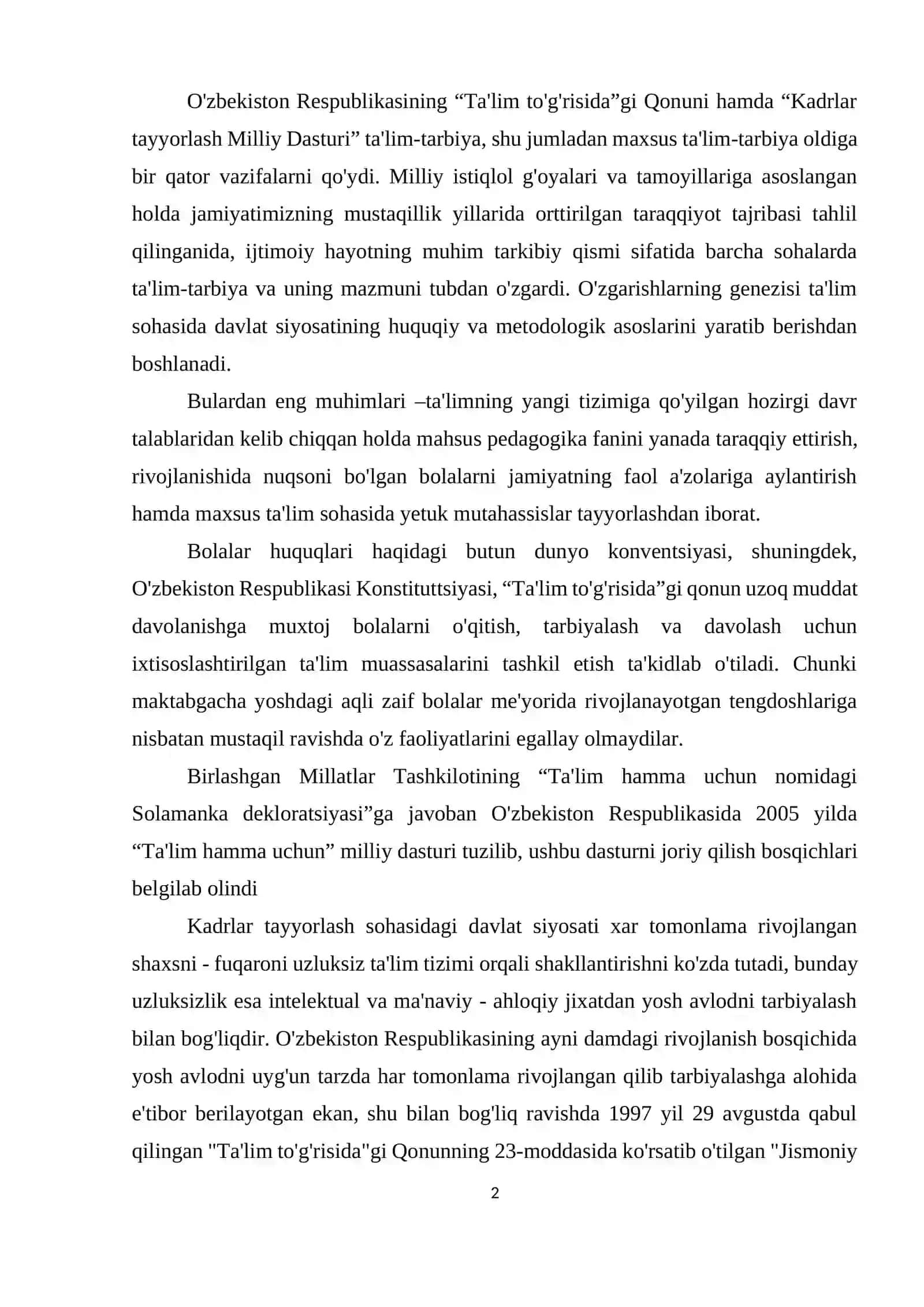 Maktabgacha yoshdagi aqli zaif bolalar 2