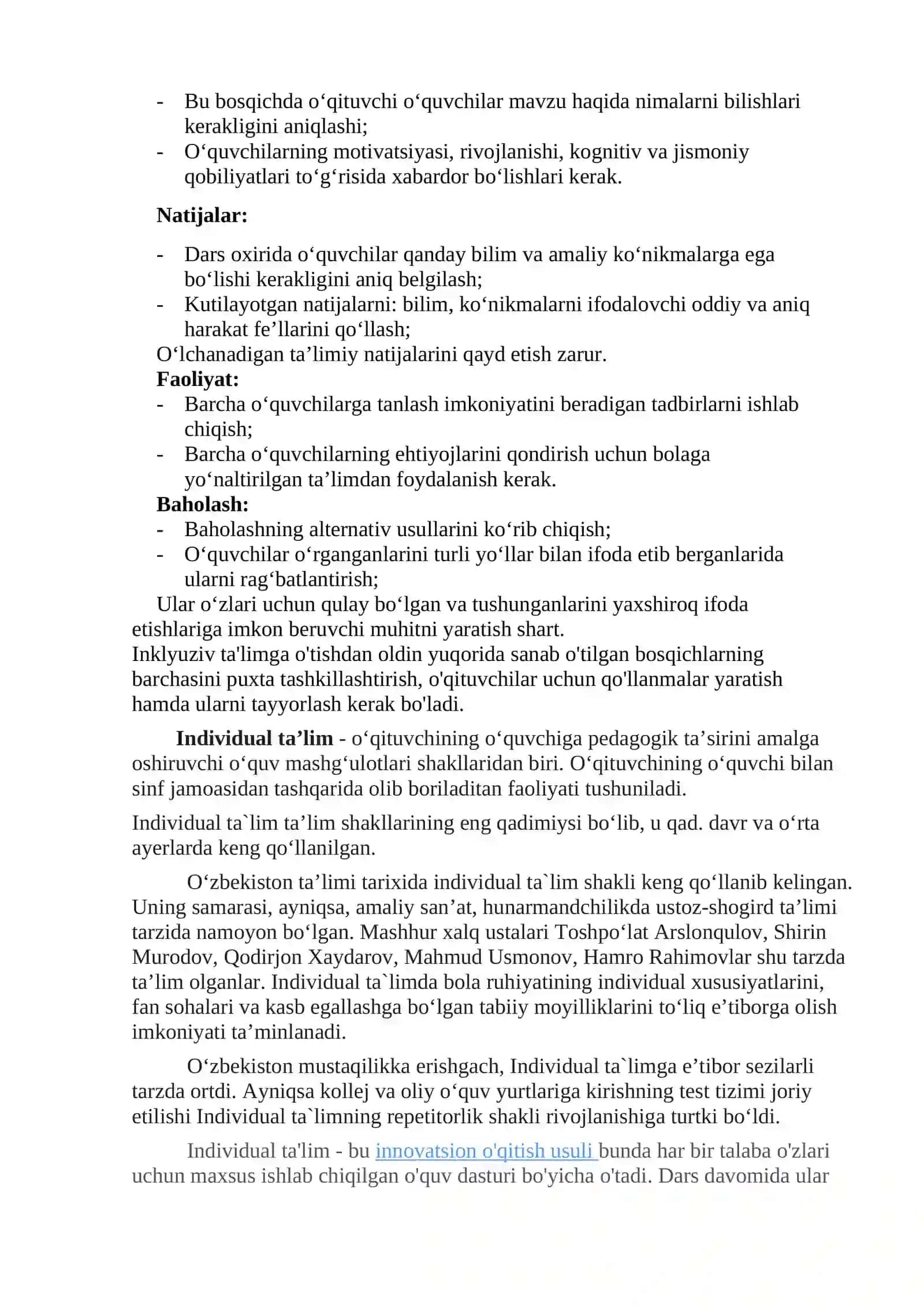 Ta'limning universal dizayni va individual ta'limiy reja 2
