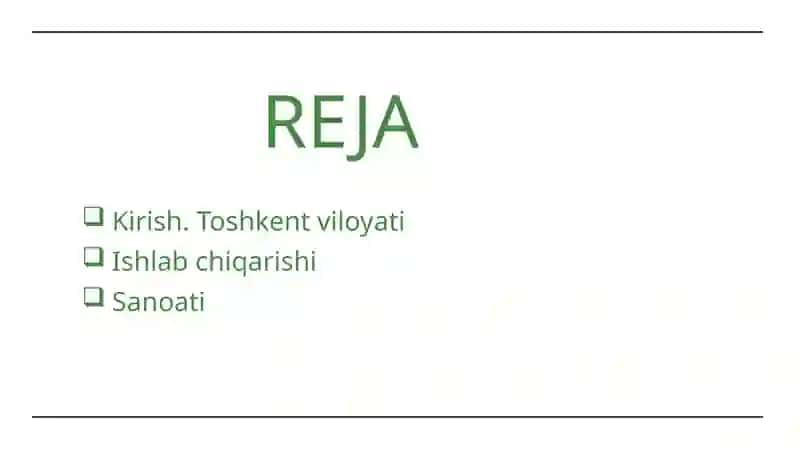 TOSHKENT VILOYATI 2