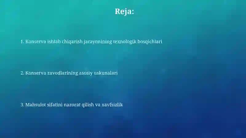 Konserva korxonalari asosiy qurilmalari 2