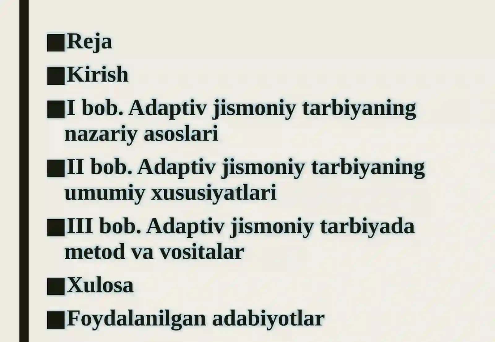 Adaptiv jismoniy tarbiyaning umumiy xususiyatlari 2