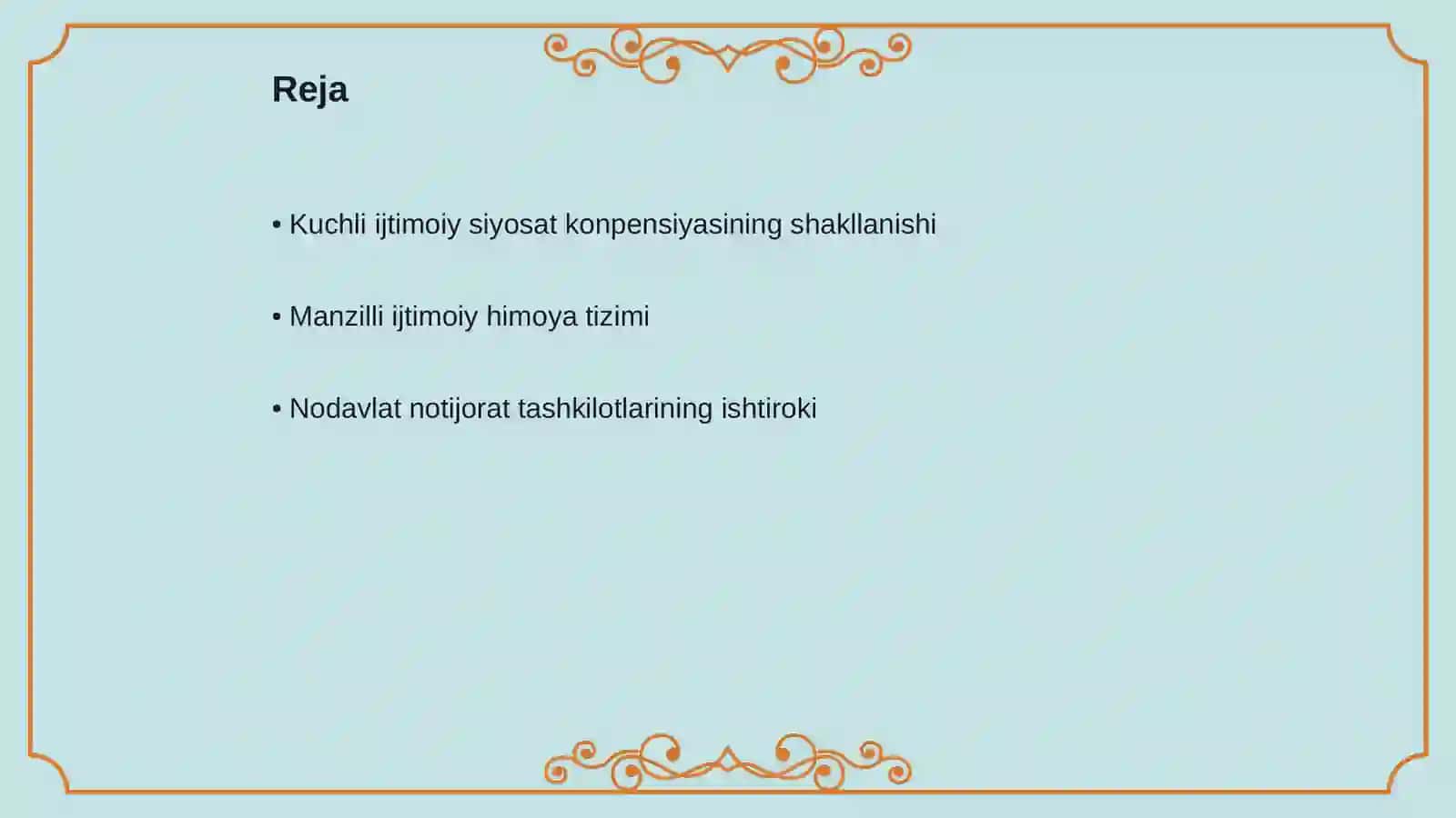 Ijtimoiy siyosat tushunchasi 2