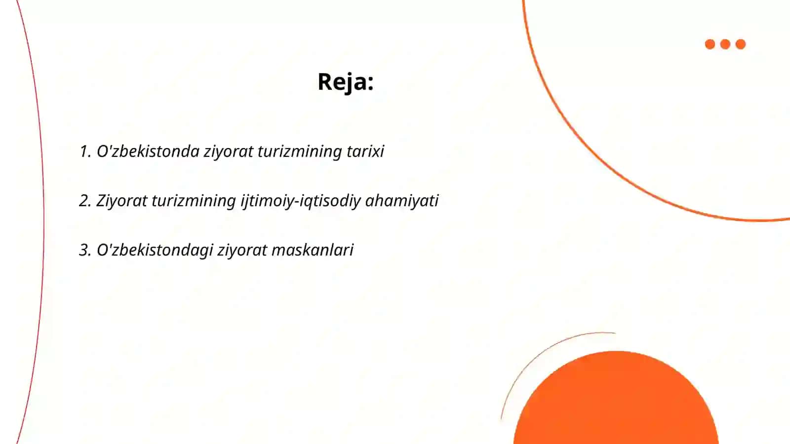 O'zbekistonda ziyorat turizmi rivojlanish istiqbollari 2