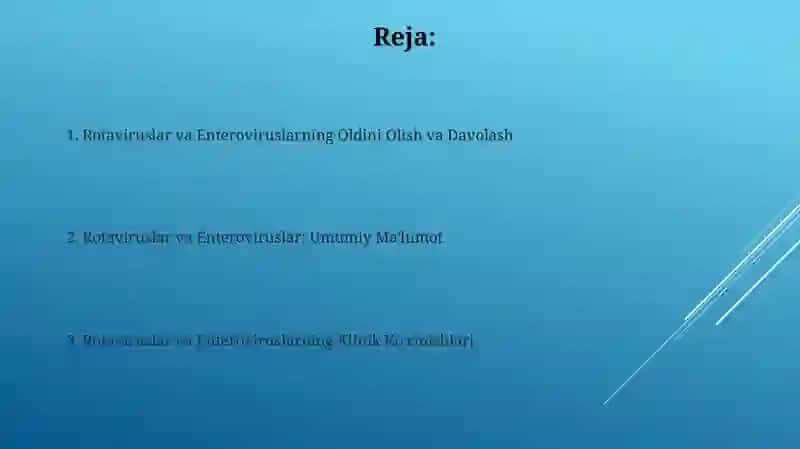 Rotaviruslar va entraviruslar 2