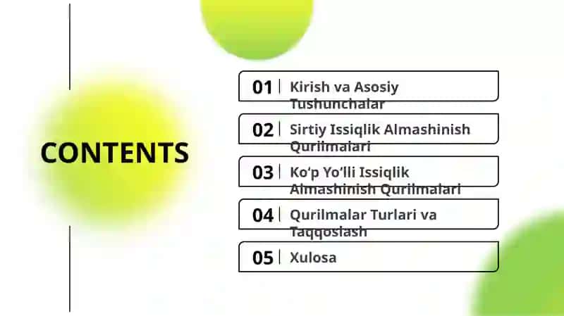 Issiqlik Almashinish Qurilmalari: Mexanizm va Turlari 2