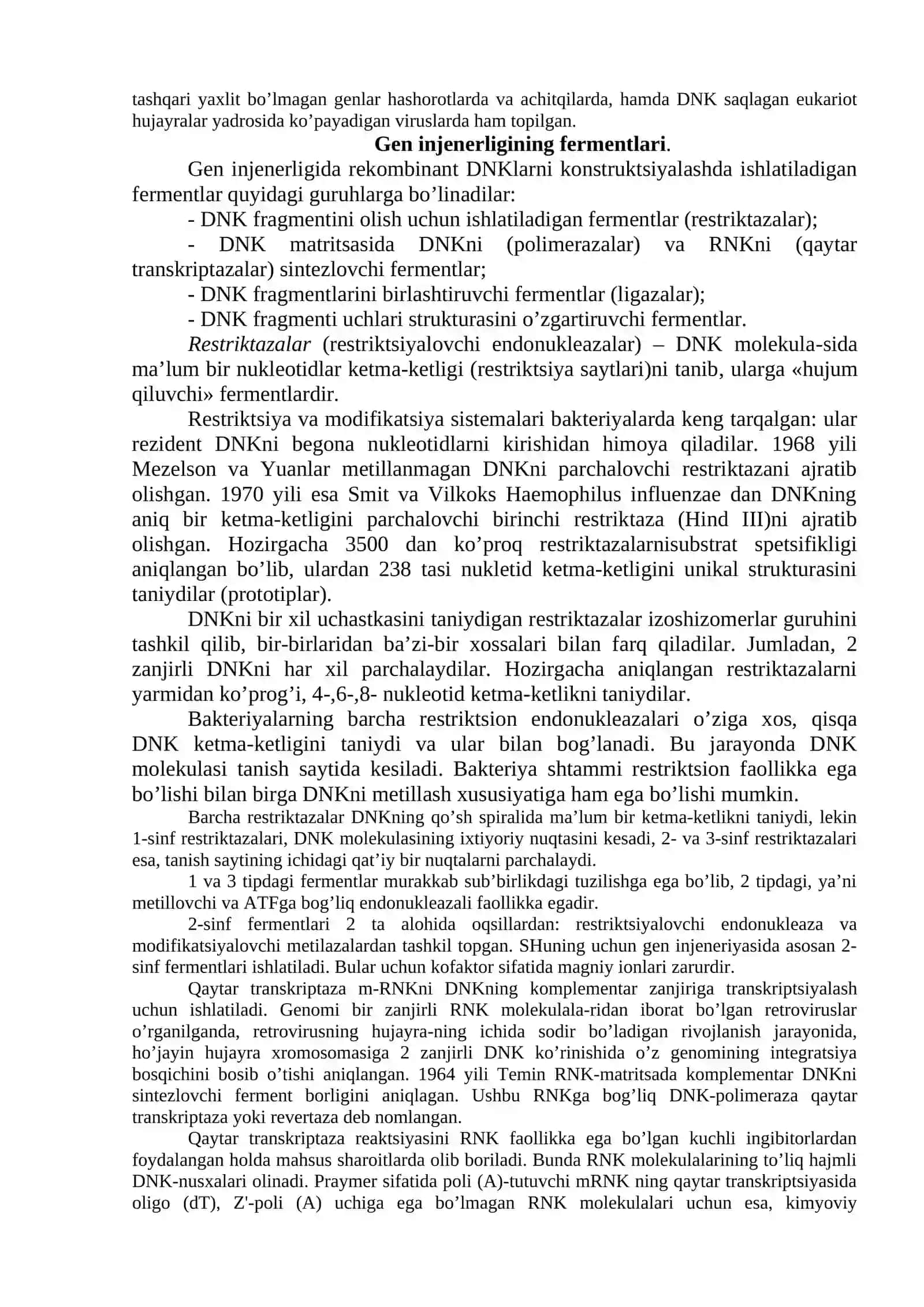 Gen muxandisligining asoslari 2