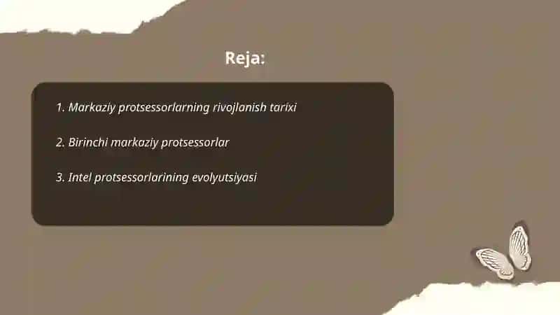 Markaziy protsessorlarning rivojlanish tarixi va turlari 2