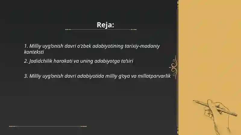 Milliy uyg‘onish davri o‘zbek adabiyotining o‘rganilishi 2