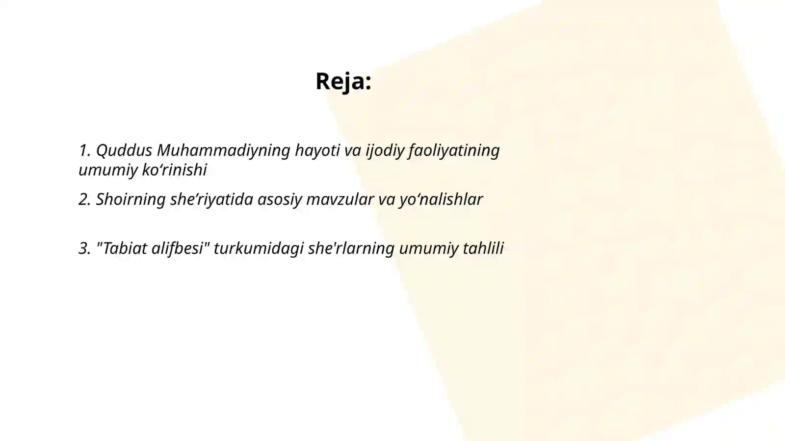 Quddus Muxammadiyning hayotiy va ijodiy faoliyati 2