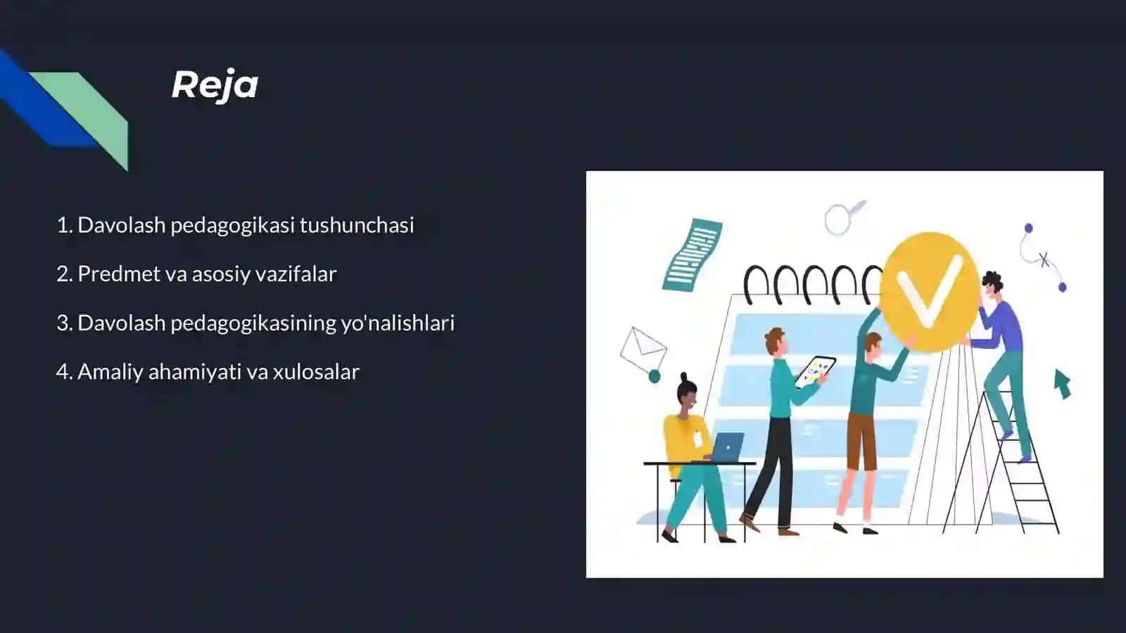 Davolash pedagogikasining predmeti va vazifalari 2