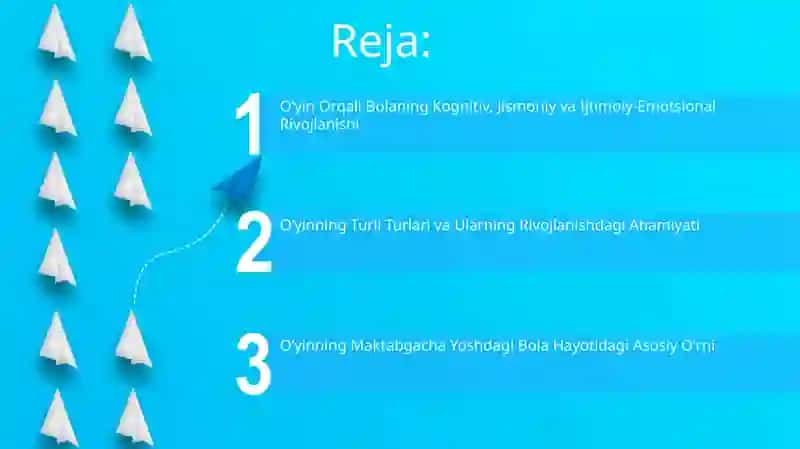 O'yin Orqali Bolaning Kognitiv, Jismoniy va Ijtimoiy-Emotsional Rivojlanishi 2