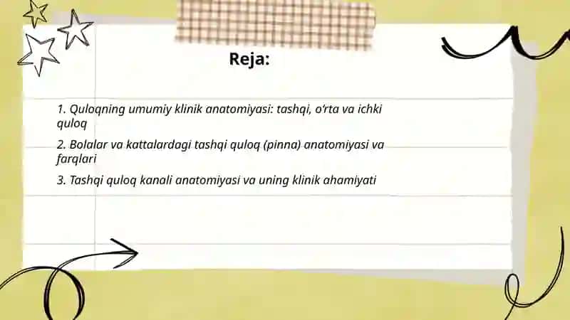 Quloq sohasining klinik anatomiyasi 2