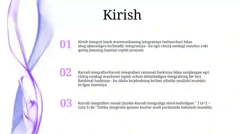 Karrali Integrallar 2
