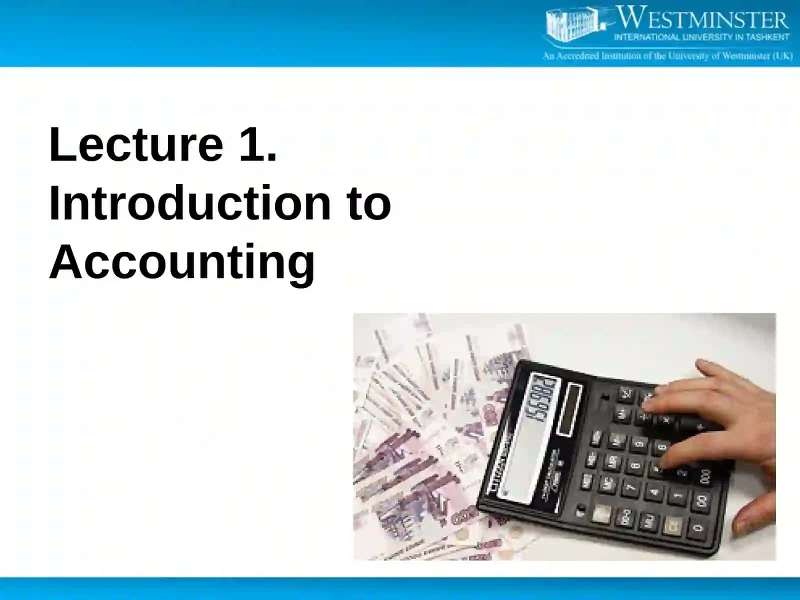 Introduction to Accounting 2